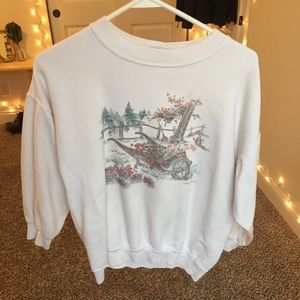VINTAGE Northern reflections crew neck sweatshirt